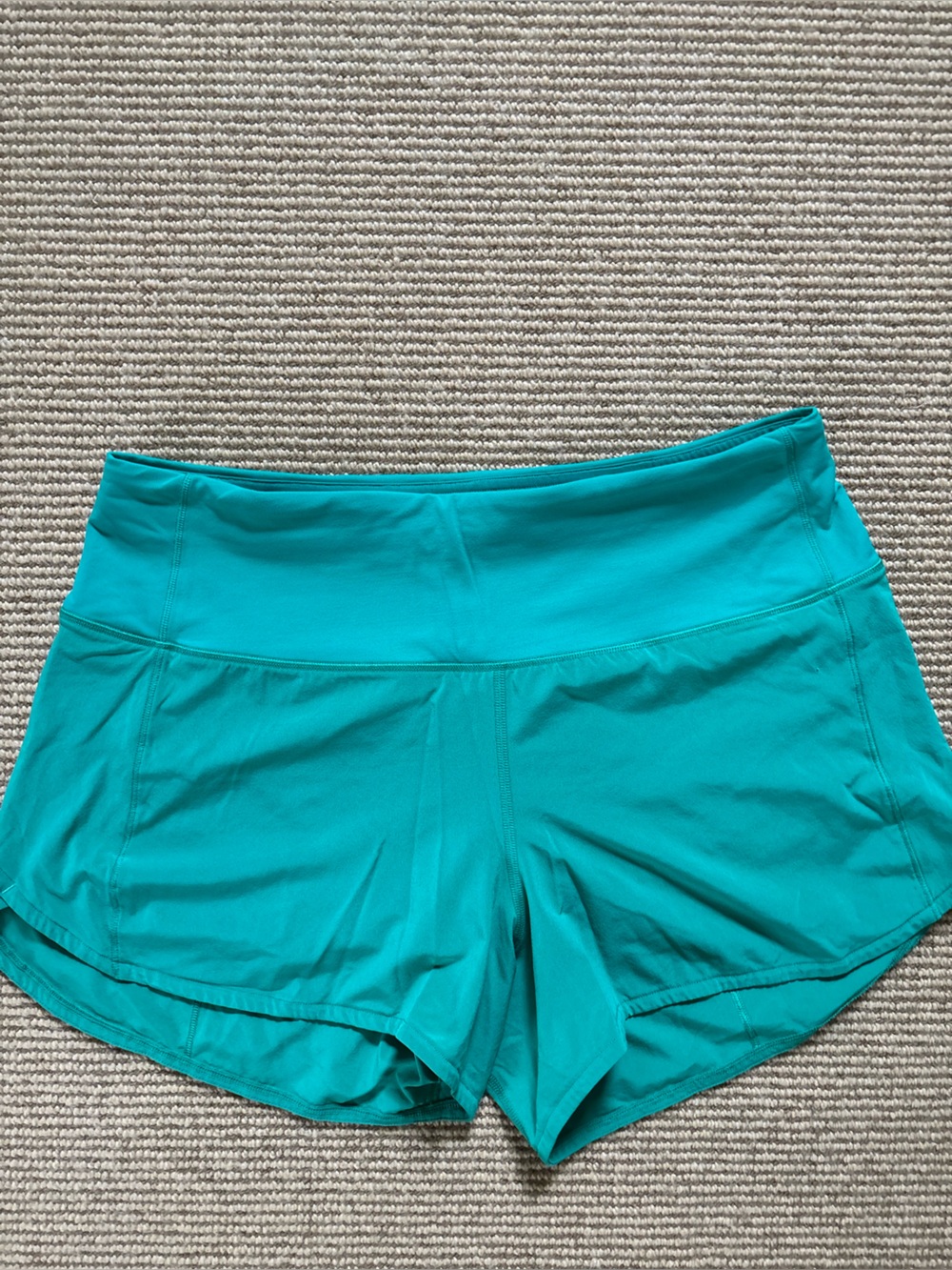 lululemon athletica Teal Athletic Running Shorts